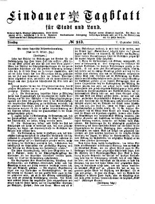 Lindauer Tagblatt für Stadt und Land Dienstag 7. September 1869