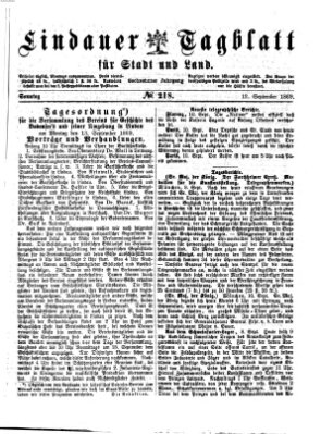 Lindauer Tagblatt für Stadt und Land Sonntag 12. September 1869