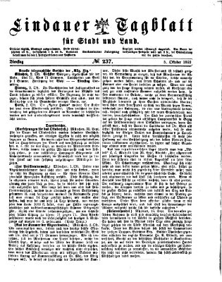 Lindauer Tagblatt für Stadt und Land Dienstag 5. Oktober 1869