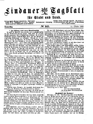 Lindauer Tagblatt für Stadt und Land Donnerstag 14. Oktober 1869