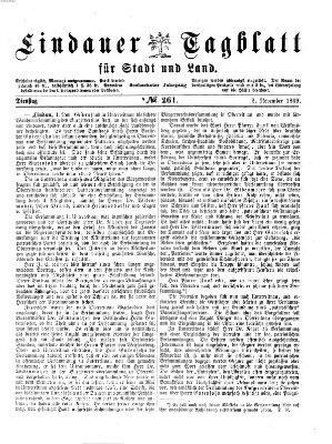 Lindauer Tagblatt für Stadt und Land Dienstag 2. November 1869