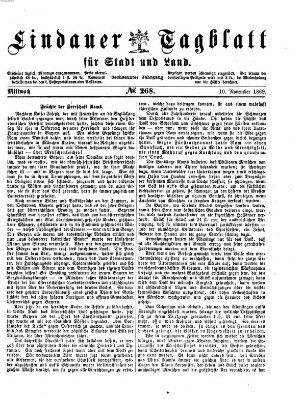 Lindauer Tagblatt für Stadt und Land Mittwoch 10. November 1869