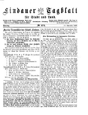 Lindauer Tagblatt für Stadt und Land Sonntag 14. November 1869