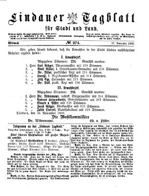 Lindauer Tagblatt für Stadt und Land Mittwoch 17. November 1869