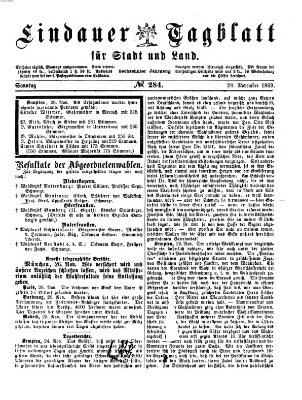 Lindauer Tagblatt für Stadt und Land Sunday 28. November 1869