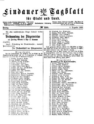 Lindauer Tagblatt für Stadt und Land Freitag 3. Dezember 1869