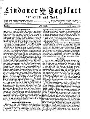 Lindauer Tagblatt für Stadt und Land Samstag 11. Dezember 1869