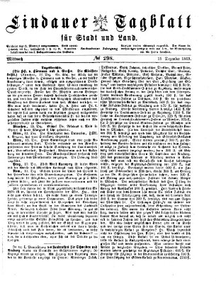 Lindauer Tagblatt für Stadt und Land Mittwoch 15. Dezember 1869