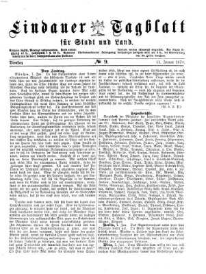 Lindauer Tagblatt für Stadt und Land Dienstag 11. Januar 1870