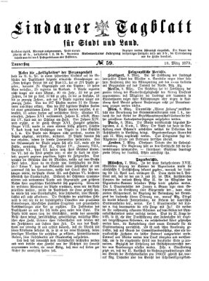 Lindauer Tagblatt für Stadt und Land Donnerstag 10. März 1870