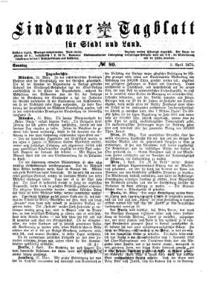 Lindauer Tagblatt für Stadt und Land Sonntag 3. April 1870