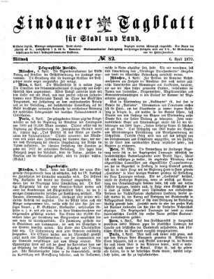 Lindauer Tagblatt für Stadt und Land Mittwoch 6. April 1870