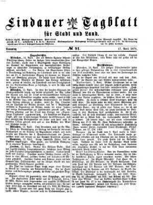 Lindauer Tagblatt für Stadt und Land Sonntag 17. April 1870