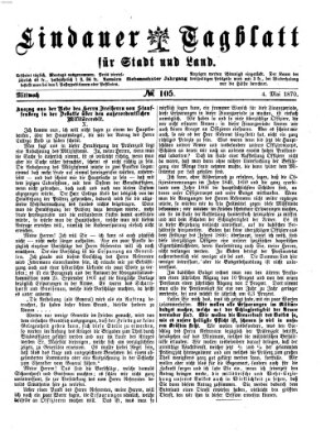 Lindauer Tagblatt für Stadt und Land Mittwoch 4. Mai 1870