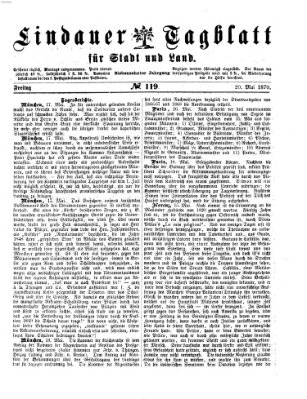 Lindauer Tagblatt für Stadt und Land Freitag 20. Mai 1870