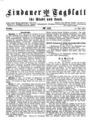 Lindauer Tagblatt für Stadt und Land Dienstag 24. Mai 1870