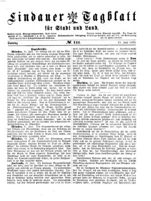 Lindauer Tagblatt für Stadt und Land Sonntag 19. Juni 1870