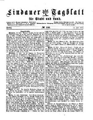 Lindauer Tagblatt für Stadt und Land Freitag 15. Juli 1870