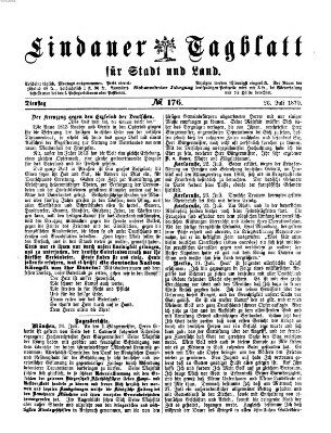 Lindauer Tagblatt für Stadt und Land Dienstag 26. Juli 1870