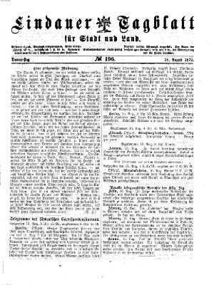 Lindauer Tagblatt für Stadt und Land Donnerstag 18. August 1870