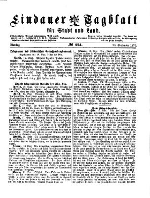 Lindauer Tagblatt für Stadt und Land Dienstag 20. September 1870