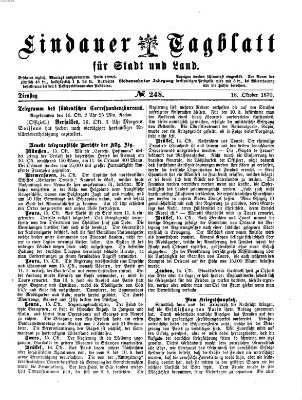 Lindauer Tagblatt für Stadt und Land Dienstag 18. Oktober 1870