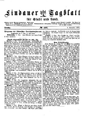 Lindauer Tagblatt für Stadt und Land Dienstag 8. November 1870