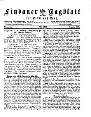 Lindauer Tagblatt für Stadt und Land Donnerstag 8. Dezember 1870