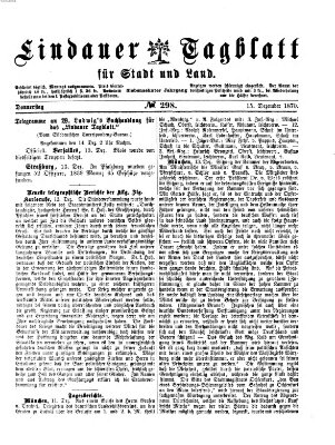 Lindauer Tagblatt für Stadt und Land Donnerstag 15. Dezember 1870