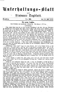 Lindauer Tagblatt für Stadt und Land. Unterhaltungs-Blatt zum Lindauer Tagblatt (Lindauer Tagblatt für Stadt und Land) Samstag 16. Juli 1864