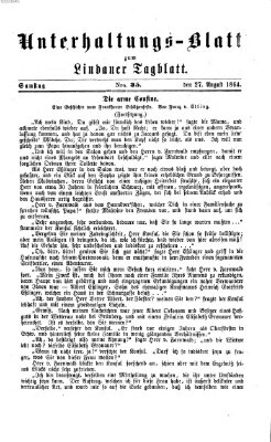 Lindauer Tagblatt für Stadt und Land. Unterhaltungs-Blatt zum Lindauer Tagblatt (Lindauer Tagblatt für Stadt und Land) Samstag 27. August 1864