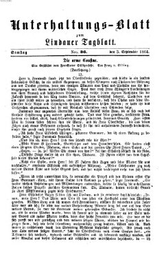 Lindauer Tagblatt für Stadt und Land. Unterhaltungs-Blatt zum Lindauer Tagblatt (Lindauer Tagblatt für Stadt und Land) Samstag 3. September 1864