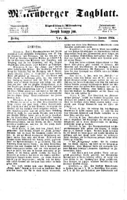 Miltenberger Tagblatt Freitag 8. Januar 1864