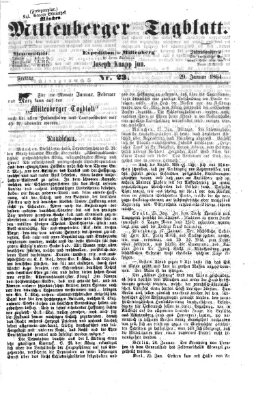 Miltenberger Tagblatt Freitag 29. Januar 1864