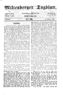 Miltenberger Tagblatt Dienstag 2. Februar 1864