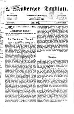 Miltenberger Tagblatt Donnerstag 4. Februar 1864