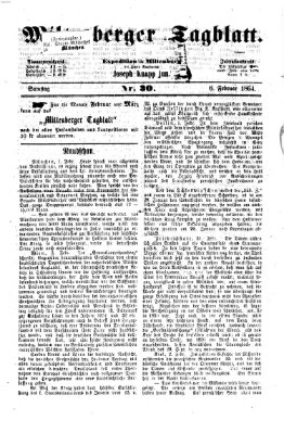 Miltenberger Tagblatt Samstag 6. Februar 1864