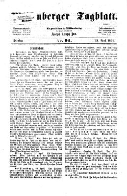 Miltenberger Tagblatt Montag 25. April 1864