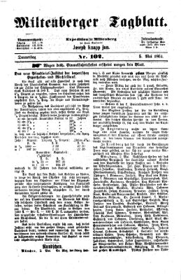 Miltenberger Tagblatt Freitag 6. Mai 1864