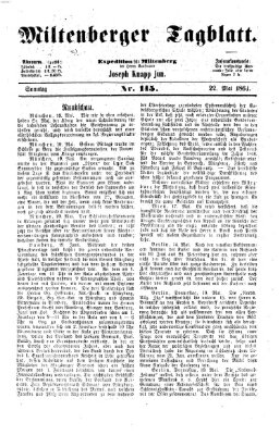 Miltenberger Tagblatt Sonntag 22. Mai 1864