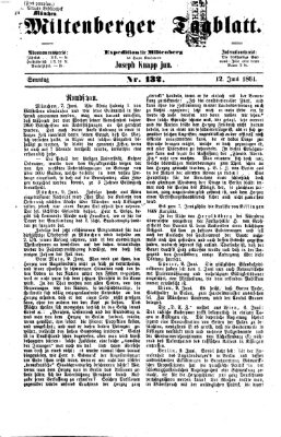 Miltenberger Tagblatt Sonntag 12. Juni 1864