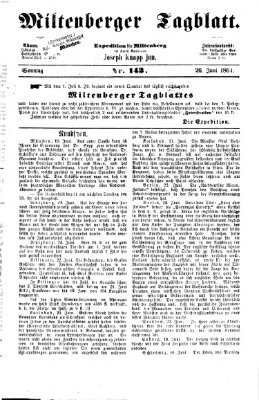 Miltenberger Tagblatt Sonntag 26. Juni 1864