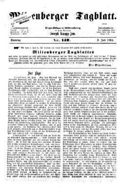 Miltenberger Tagblatt Sonntag 3. Juli 1864