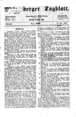 Miltenberger Tagblatt Mittwoch 13. Juli 1864