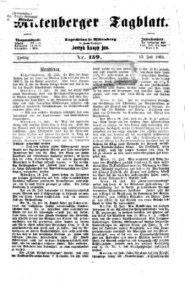 Miltenberger Tagblatt Freitag 15. Juli 1864