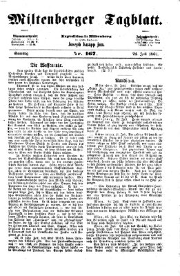 Miltenberger Tagblatt Sonntag 24. Juli 1864