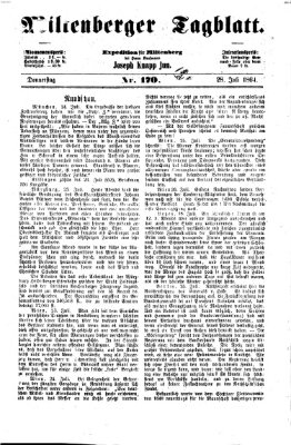 Miltenberger Tagblatt Donnerstag 28. Juli 1864