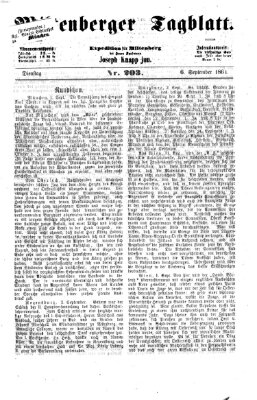 Miltenberger Tagblatt Dienstag 6. September 1864