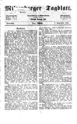 Miltenberger Tagblatt Donnerstag 8. September 1864