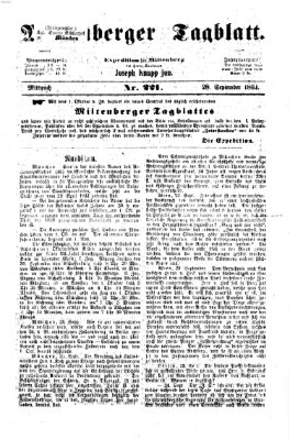 Miltenberger Tagblatt Mittwoch 28. September 1864